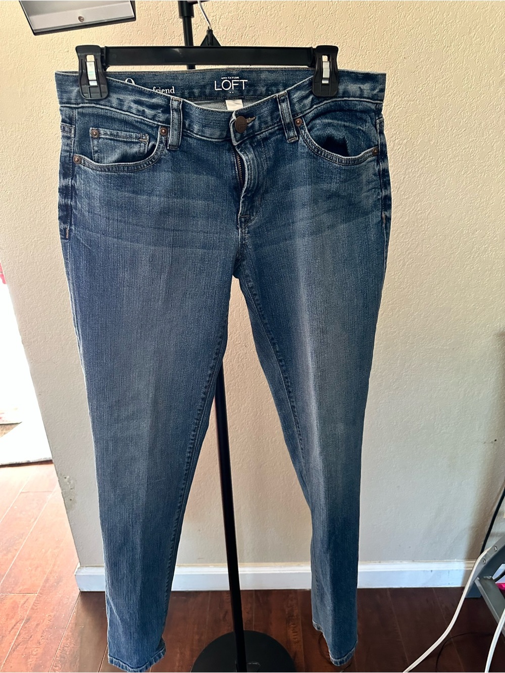 LOFT Skinny Jeans in Dark Blue